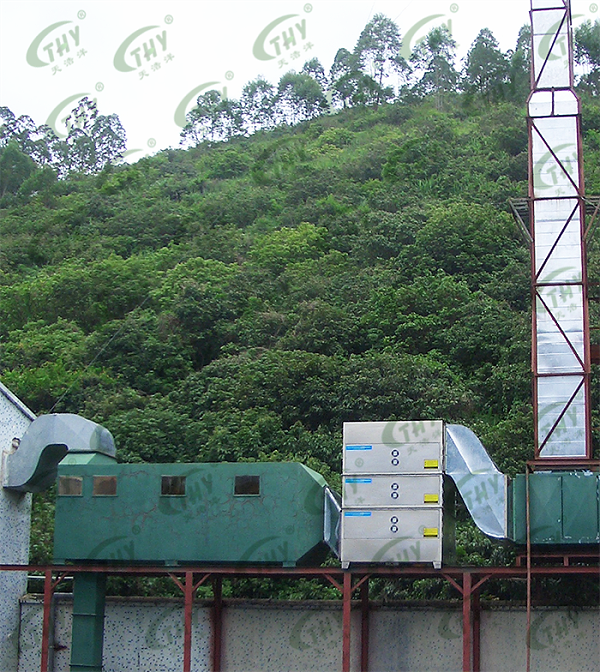 深圳市蓝盾之星科技有限公司废水池废气处理工程1